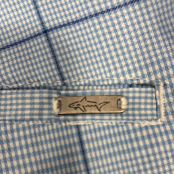 Greg Norman Collection Blue Plaid Golf Pants Size 32X34 - Picture 7 of 7